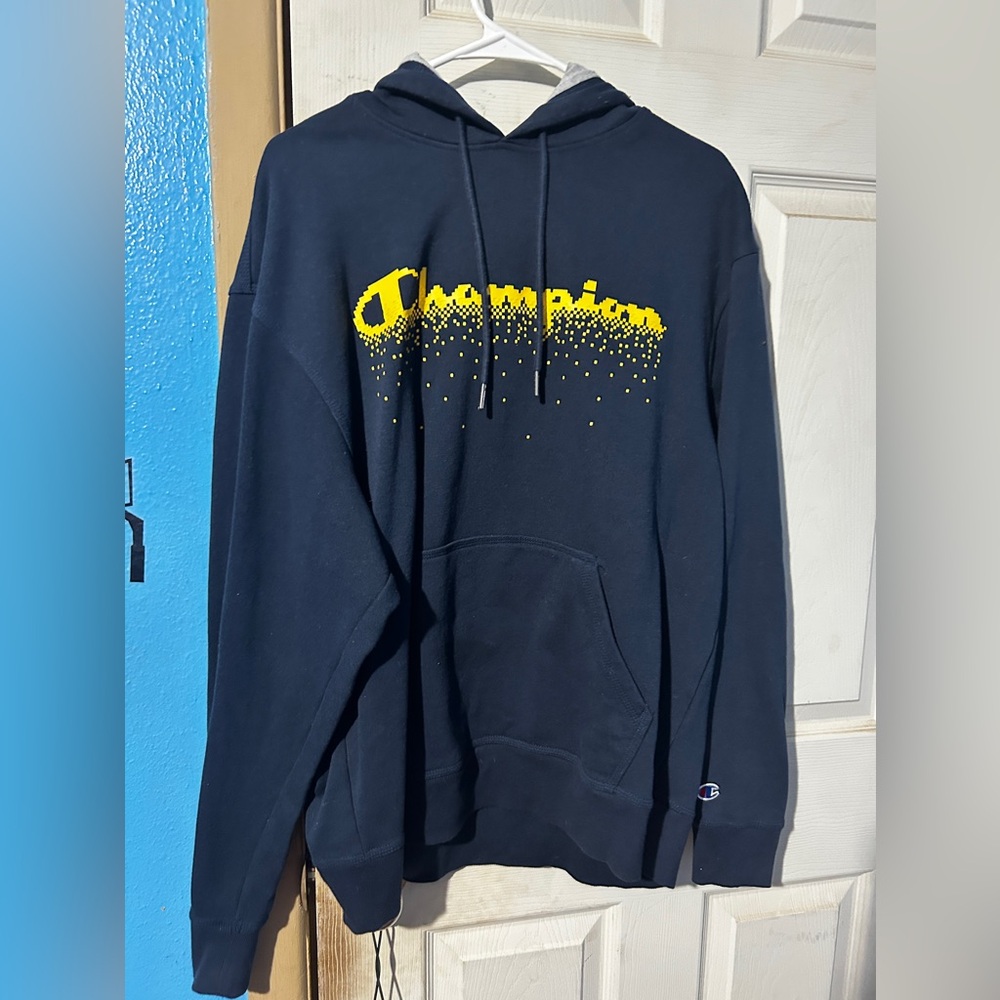 Men’s Champion Authentic Athleticwear in Navy and Gray